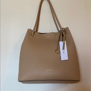 Calvin Klein Gabrianna Tan Purse